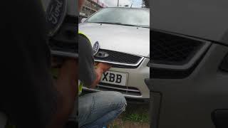 How to open ford focus bonnet without key in 35 seconds