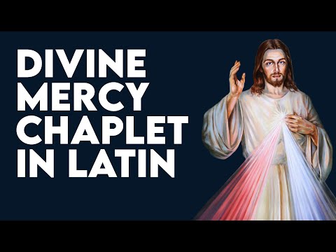 Divine Mercy Chaplet in Latin
