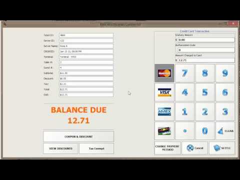 Floreant POS video 1 - how to SHORT VERSION