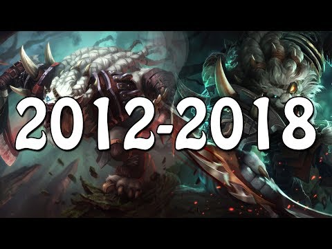 The Evolution Of Rengar [2012-2018] League Of Legends