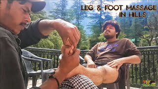 Best Indian Massage- Leg & Foot massage by Ravi | Part-2 | ASMR