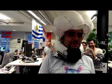 Sławek's Leap: Hövding Crash Test