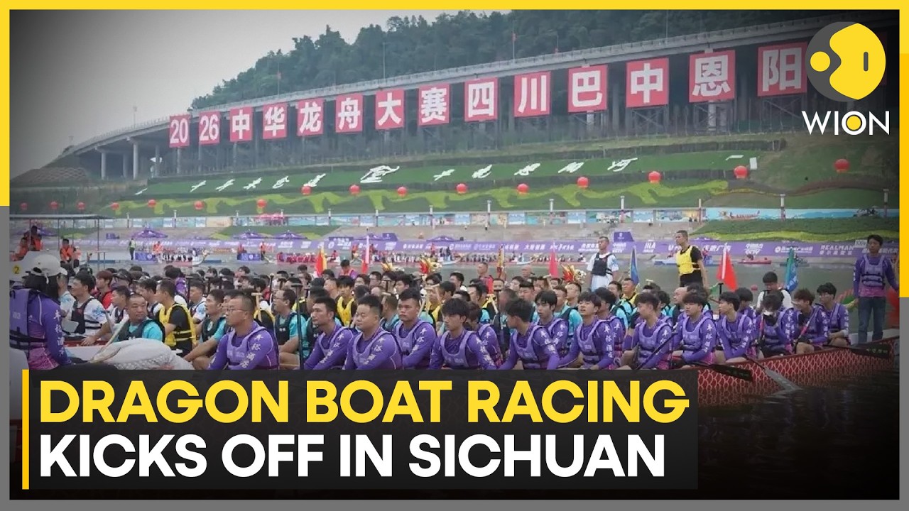 China Dragon Boat Racing: Over 1,100 Racers Across 54 Teams Compete in 2-Day Event | WION