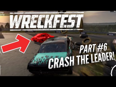 WRECKFEST CAREER MODE Playthrough Part #6 - CRASH THE LEADER! (Xbox One 1080p HD)