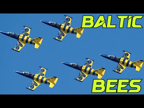 BALTIC BEES JET Team Aerobatic FLIGHT in FORMATION