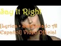 Nelly Furtado - Say It Right [Lyrics + Subtitulado ...