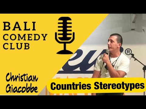 Bali Comedy Club - Countries Stereotypes - Christian Giacobbe