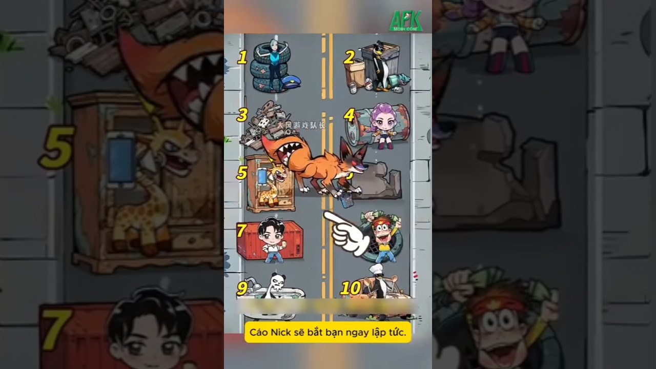 Sở thú đáng sợ trốn tìm Cáo Nick