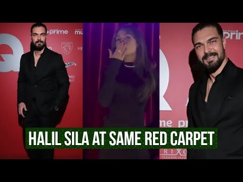Halil Ibrahim Ceyhan and Sila Turkoglu At Same Red Carpet