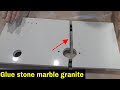 How to join stone marble granite