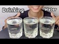 ASMR Drinking Fresh Water Drinking Sound