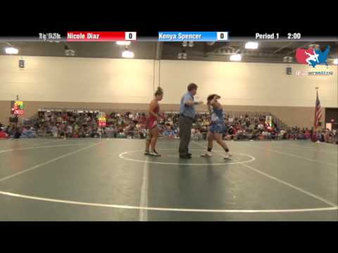 FILA Cadet 70 kg / 154.25 lbs. - Nicole Diaz vs. Kenya Spencer