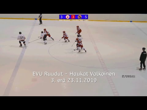 EVU Ruudut - Haukat Valkoinen 3.erä 23.11.2019