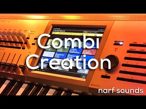 Korg Kronos Tutorial: Combi Creation Layers, Split and Velocity Split
