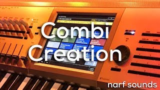 Korg Kronos Tutorial: Combi Creation Layers, Split and Velocity Split