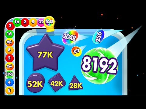 Bounce Merge 2048 - Unlock 8192 Ball (Score: 7030702) Part 02 - YouTube