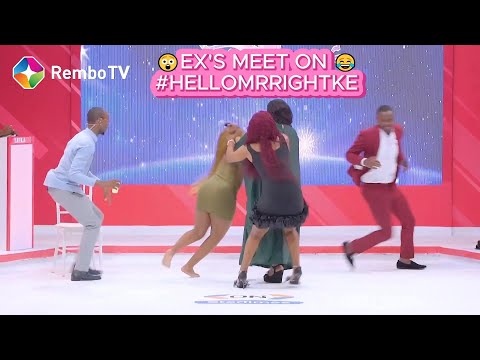 😲WHEN TWO EX MEET ON HELLO MR RIGHT KENYA .🏃‍♂️🤣