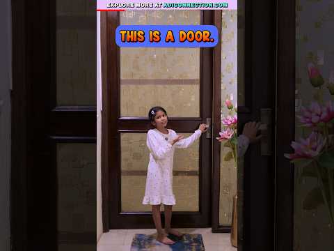 Door Vocabulary in English | Door, Lock & Key | Adi Connection #shorts