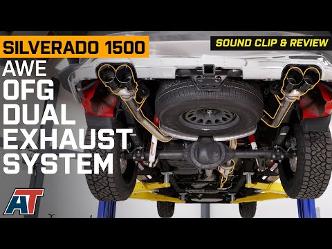 2019-2024 Silverado & Sierra 1500 AWE 0FG Dual Exhaust System with Quad Tips Review & Sound Clip
