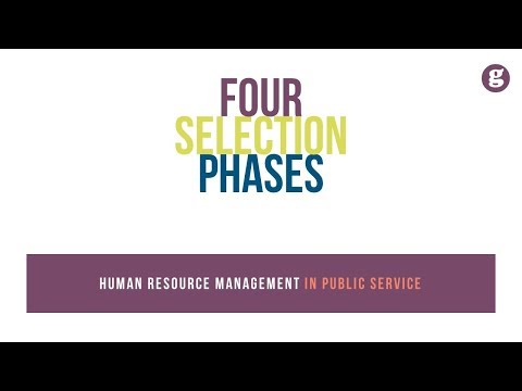 Human Resource Management in Public Service