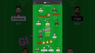 MI vs KKR Today Match Dream 11#ytshorts #shorts #trendingshorts #youtubeshorts