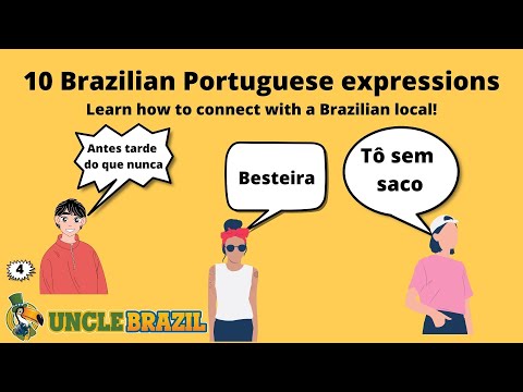 Brazilian Portuguese Expressions (#04) - Learn how to connect with a Brazilian Local!