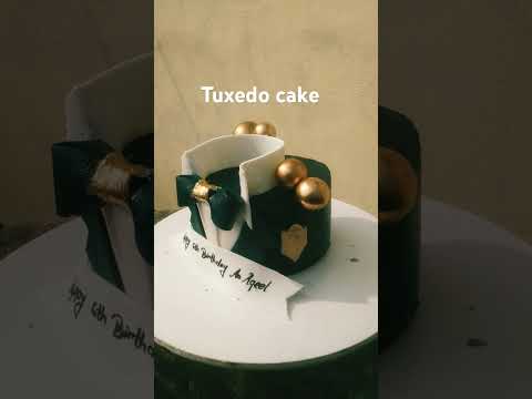 Chocolate cake or tuxedo cake. Design 2024