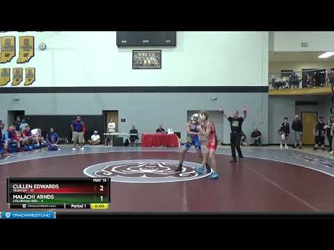 102 Lbs Semis & 1st Wrestleback (8 Team) - Cullen Edwards, Team NY Vs Malachi Arnds, Colorado Red