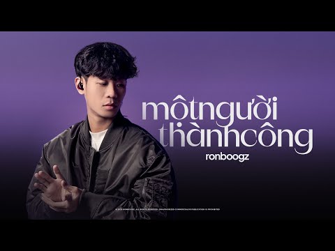 Ronboogz | Một người thành công (Lyrics video)
