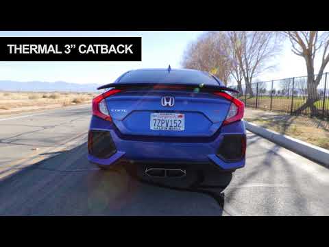 2016+ Honda Civic Si Sedan - Catback/Frontpipe Exhaust System