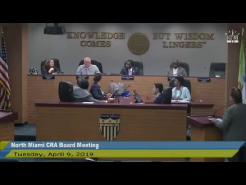 North Miami CRA Board Meeting - 04/09/2019