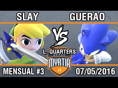 [SmashMyrtia69 #3] Slay (Toon Link, Sheik) vs Guerao (Sonic) Losers Quarters