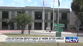 LCSO detention deputy back at work after charges dropped