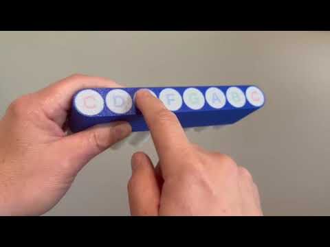 Tapophone, a 3D-printed tapophone