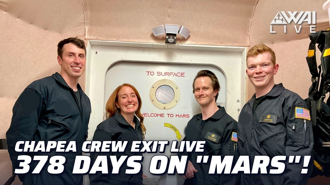 🔴LIVE: After 378 Days on "Mars", the CHAPEA Crew Finally Comes Out!