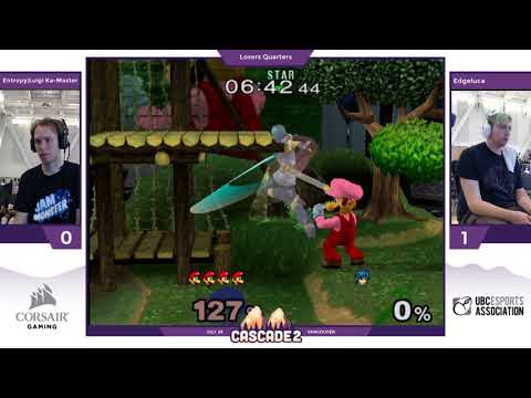 Cascade 2 Melee Singles LQ   Entropy Luigi Ka Master VS Edgeluca