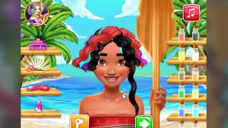 Polynesian Princess: Real Haircuts games girls