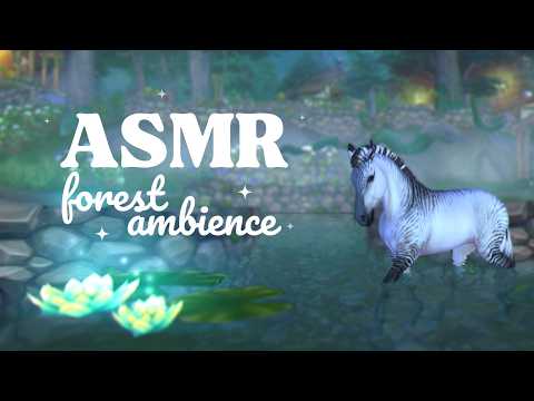 ASMR Night Forest Ambience 🌙 | Water Drops & Soft Echo (No Talking)