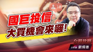 國巨投信大買機會來囉！｜台股攻略｜劉烱德