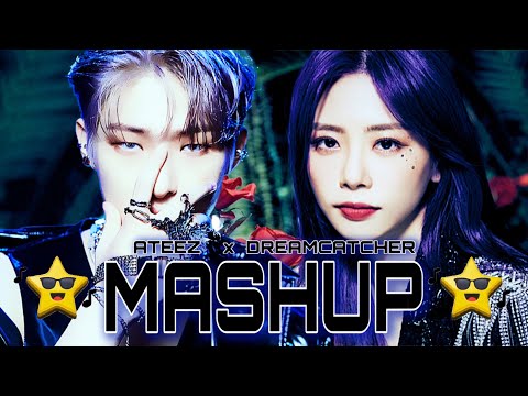 ATEEZ x DREAMCATCHER - Deja vu x Red sun (Feat. Kang Daniel) (Full Mashup)