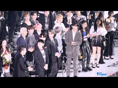 190424 레드벨벳 Red Velvet 방탄소년단 BTS Reaction 팬앤스타 슈퍼주니어 수상 4K 직캠 by Spinel