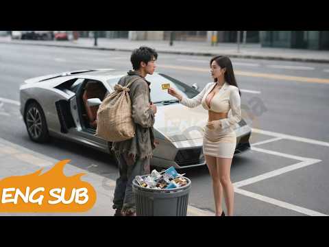 Bankrupt female CEO gave $300 to a beggar,who turned out to be a hidden billionaire!Destiny reversed