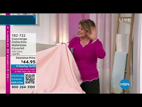 HSN | Concierge Collection Bedding 02.14.2023 - 11 PM