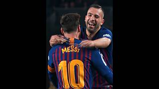 The Messi & Jordi Duo ❤️ 🔥 ⚽