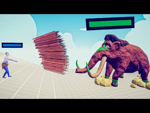 MAMMOTH vs EVERY GOD - Totally Accurate Battle Simulator TABS
