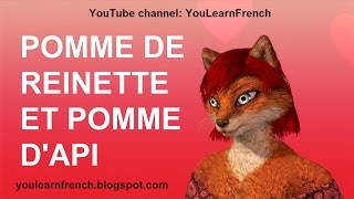 POMME DE REINETTE ET POMME D'API Comptines Chansons pour enfants Paroles English French kids songs