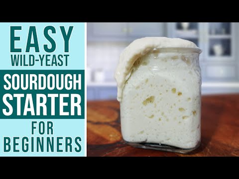 SOURDOUGH STARTER RECIPE + Maintenance Guide // Perfect for Beginners (step by step)