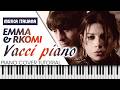 🎹 VACCI PIANO Emma Rkomi Piano Tutorial Facile Synthesia ✔️