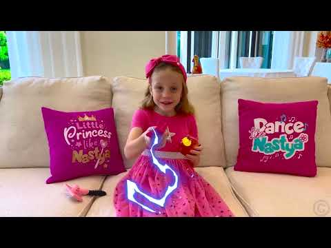 Nastya and her experience of being at home alone Useful story for kids