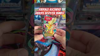 Average Ascended Heroes Booster Bundle Experience